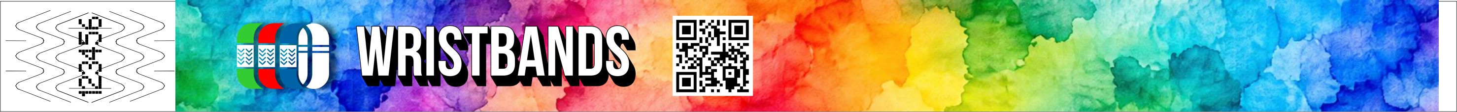 Akvarelldesign med QR-kod